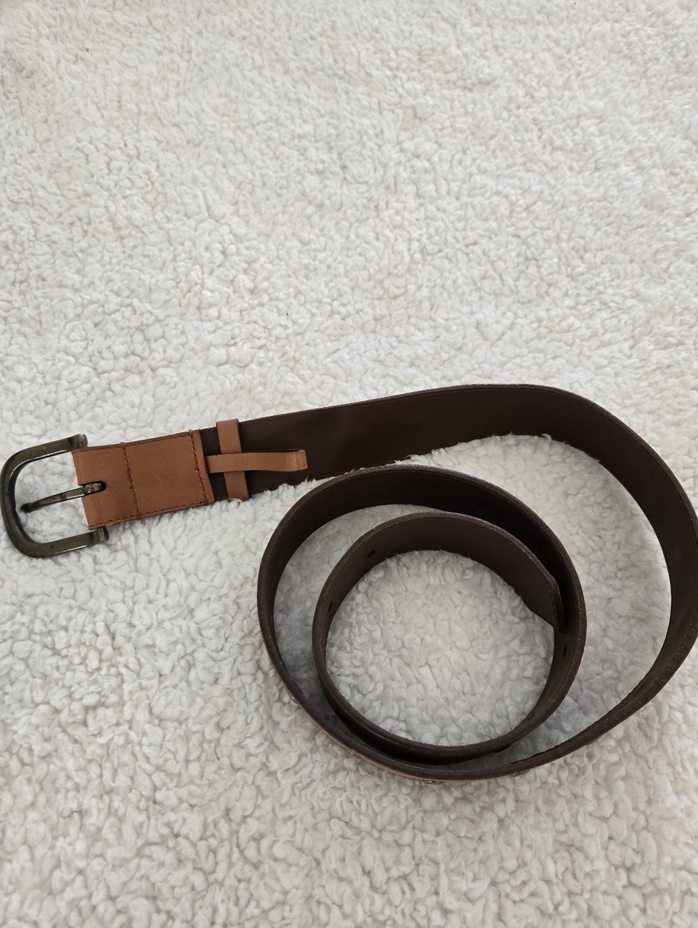 Spell Vintage Brass Studded Leather Belt M/L 🤎 - Picture 5 of 9